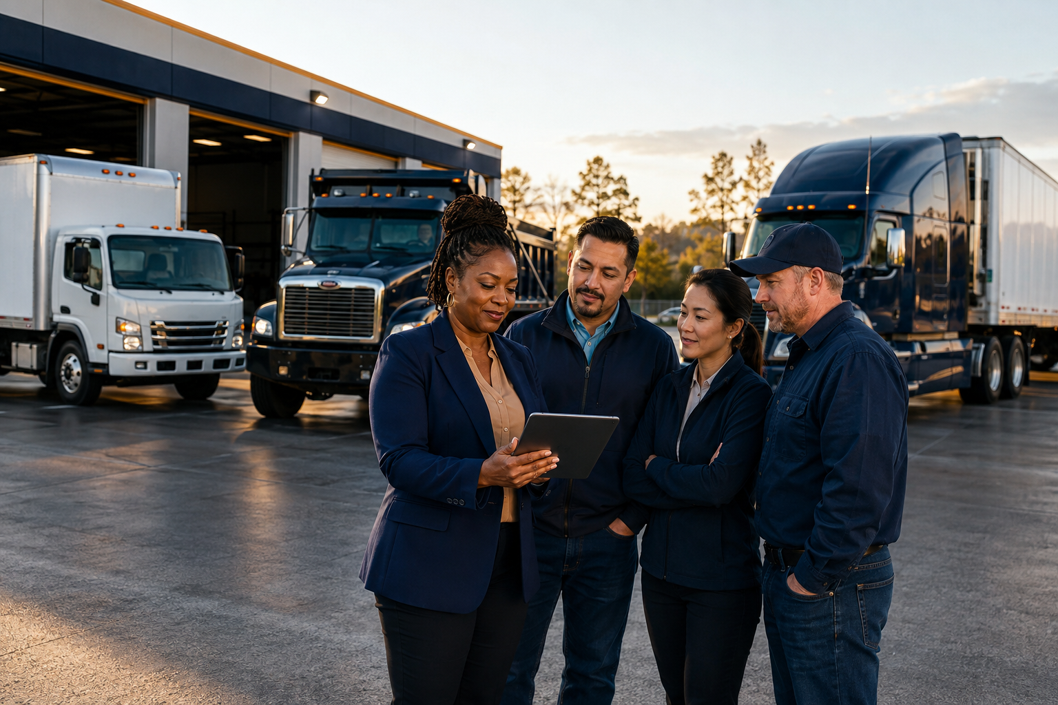 Commercial trucks and business vehicles